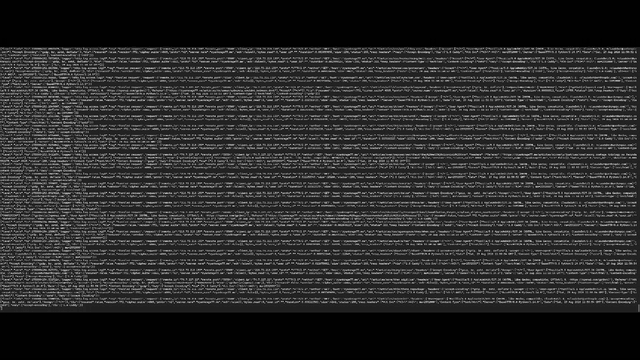 gif of terminal window with rapidly scrolling logs